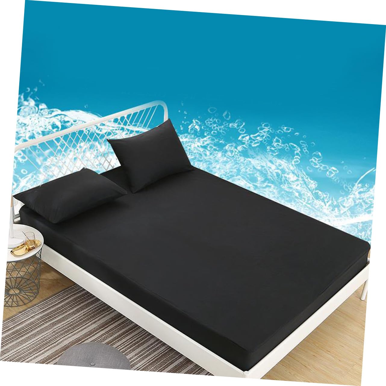 Ipetboom Coprimaterasso Anti- per Letto Lavabile in Lavatrice Morbido Colore Protezione Completa