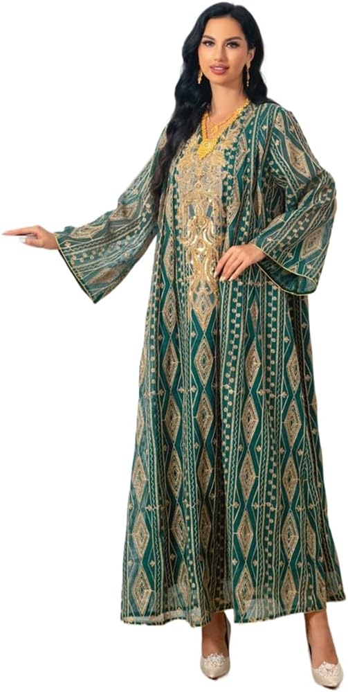 LIXINGHEITANG Ramadan Women Dress Solid Long Abaya Dubai Arabic Robe