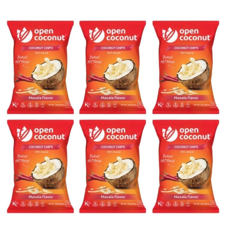 See full amazon price history chart for Open Coconut – Baked Premium Coconut Chips with MCT Oil 30 gm Each Pack of 6 | Masala Flavour | Tasty & Crispy | Snacks for Adults and Kids | No Preservatives | Vegan | Fresh & Delicious Open Coconut – Baked Premium Coconut Chips with MCT Oil 30 gm Each Pack of 6 | Masala Flavour | Tasty & Crispy | Snacks for Adults and Kids | No Preservatives | Vegan | Fresh & Delicious (B0CPBK14DL) Amazon Price History, Amazon Price Tracker