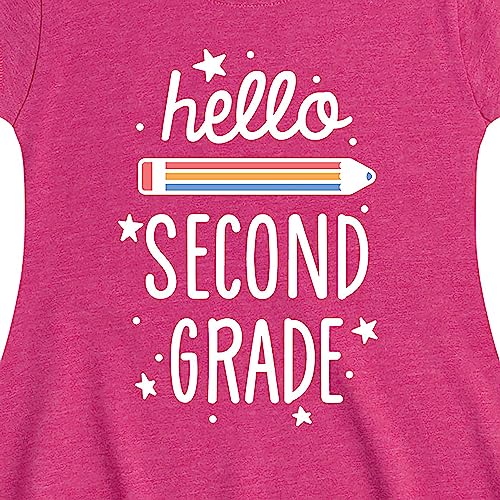 Instant Message - Hello Second Grade - Toddler & Youth Girls Fit & Flare Dress2