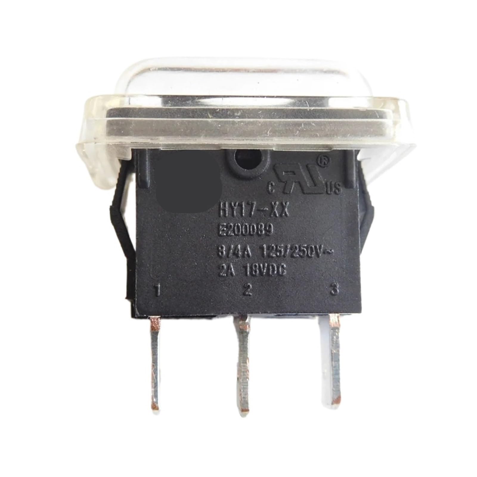 2 interruptores pulsadores HY17-XX de 2 pines (encendido/apagado, 3 pines) for herramientas eléctricas, interruptor basculante de 125 V/8 A y 250 V/4 A.(HY17-XX 2 pins)