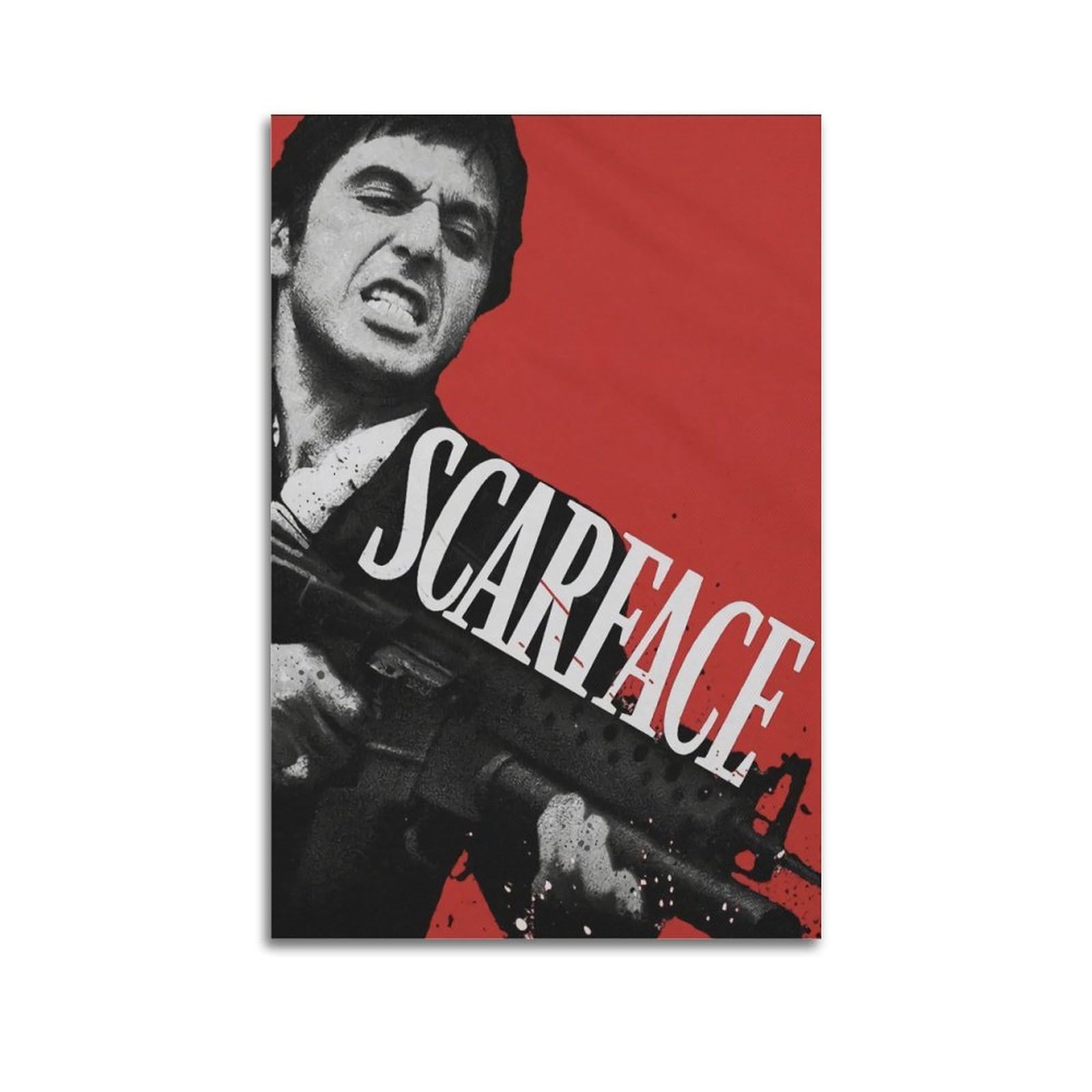 Enty Scarface Posters Canvas Posters Decorative Room Aesthetic Bedroom Decor Wall Art Office Home Decor Festival Best Gift For Family Friends 16x24inch(40x60cm) Unframe-style
