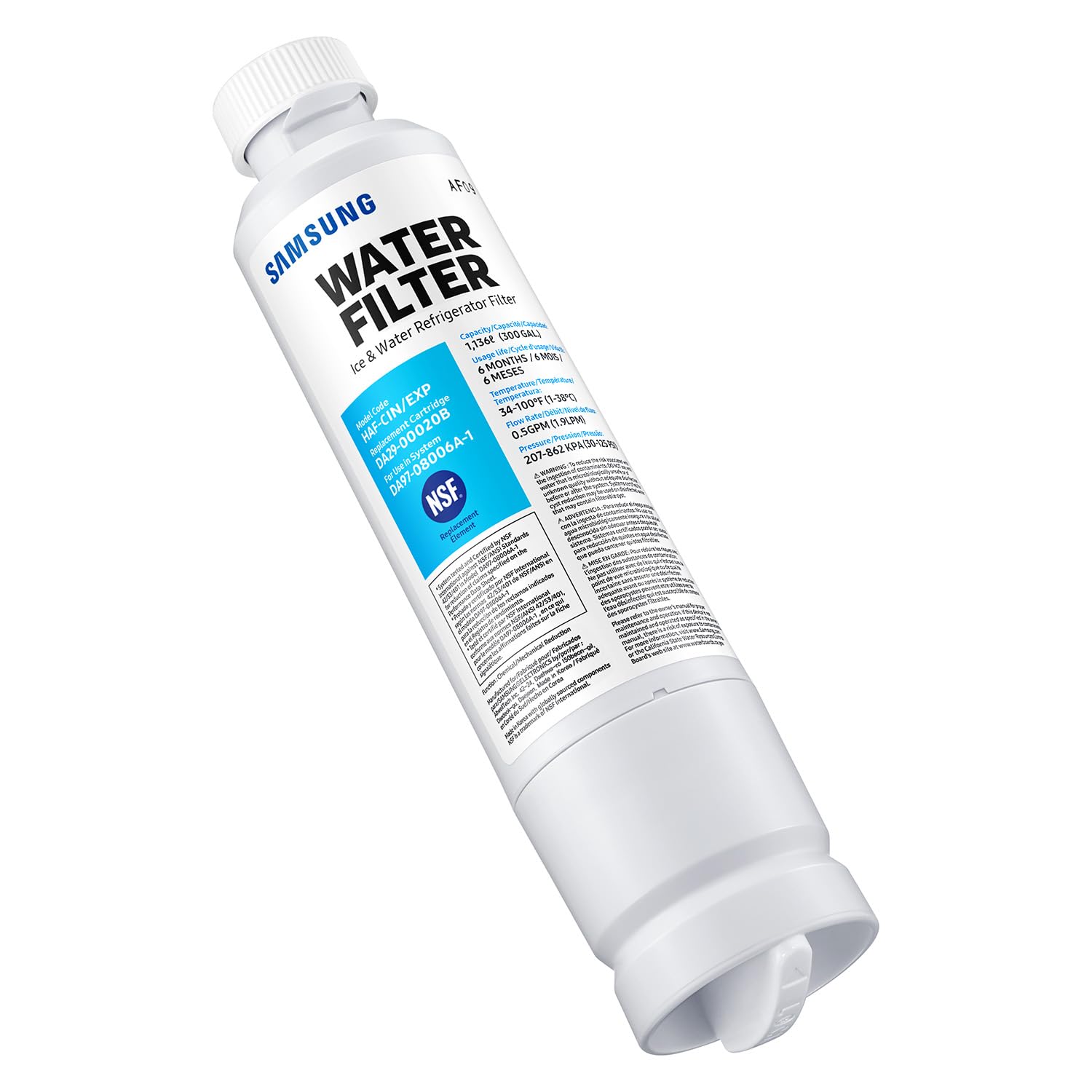 Samsung HAF-CIN/EXP De flujo directo Blanco - Filtro de agua