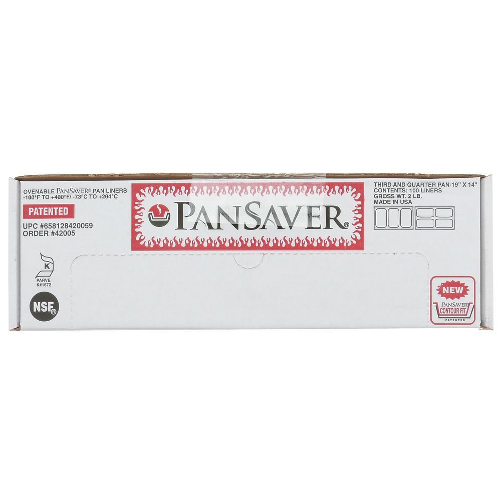 PanSaver Monolyn 1/3 Size Steam Table Pan Liner Clear Plastic - 4"-6"D 100 Per Case by HUBERT – 4x6 inches, Plastic, Clear, Model 658128420059