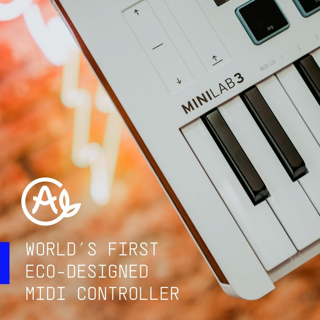 Amazon.com: Arturia MiniLab 3 - Universal MIDI Controller for