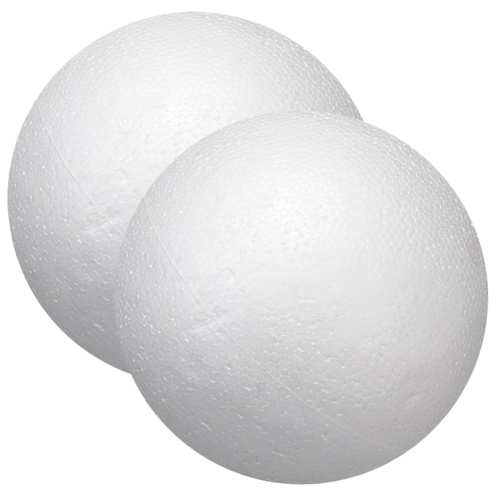 Tsawntd Foam Balls 2Pcs 7'' DIY Smooth White Christmas Foam Balls for Crafts Ornaments Styrofoam for Crafting Ball Styrofoam Craft for Crafts