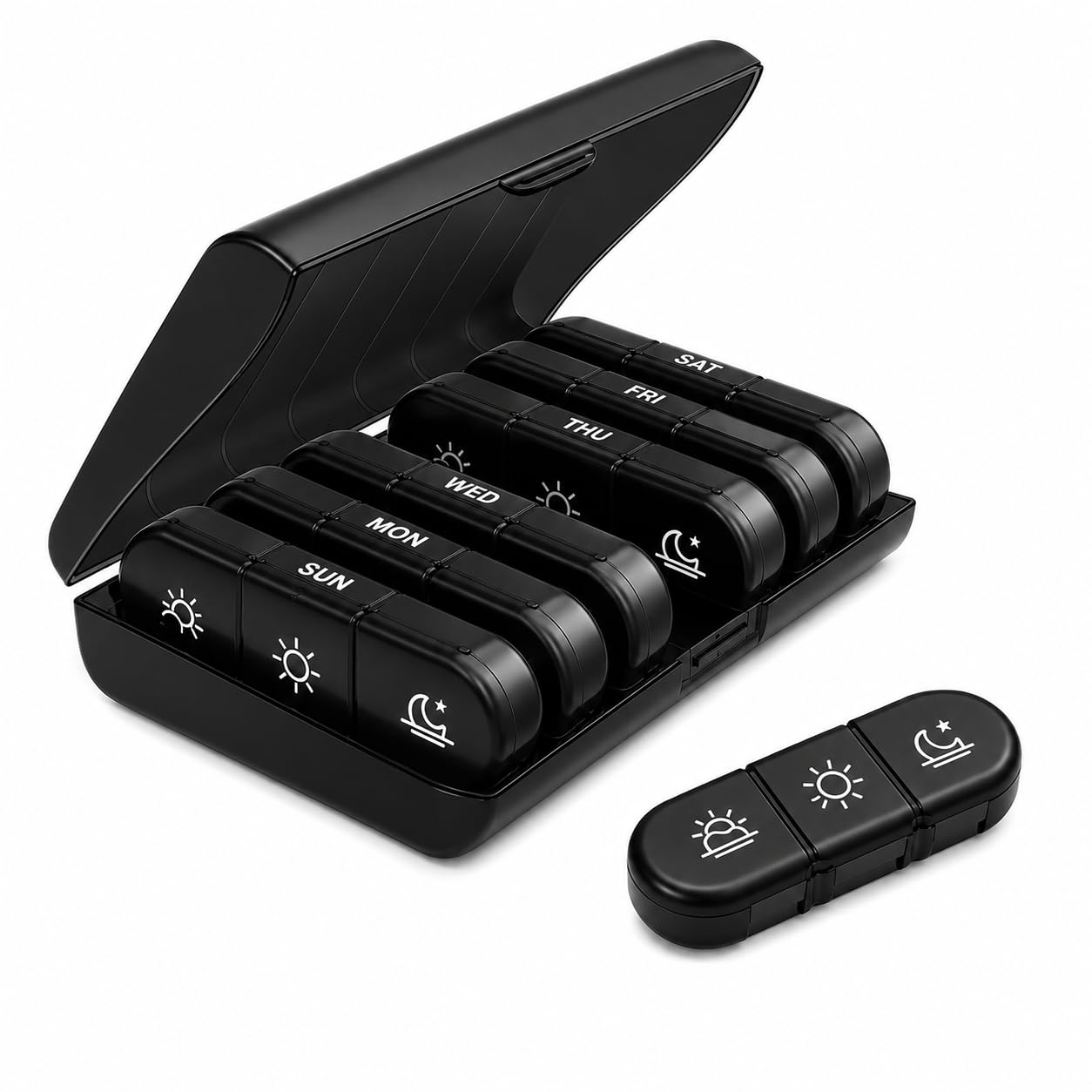7 Day Pill Organizer Box 3 Times a Day, Waterproof Medicine Storage Case with 21 Compartments for Travel & Daily Use, Vitamin & Tablet Holder-picture-31
