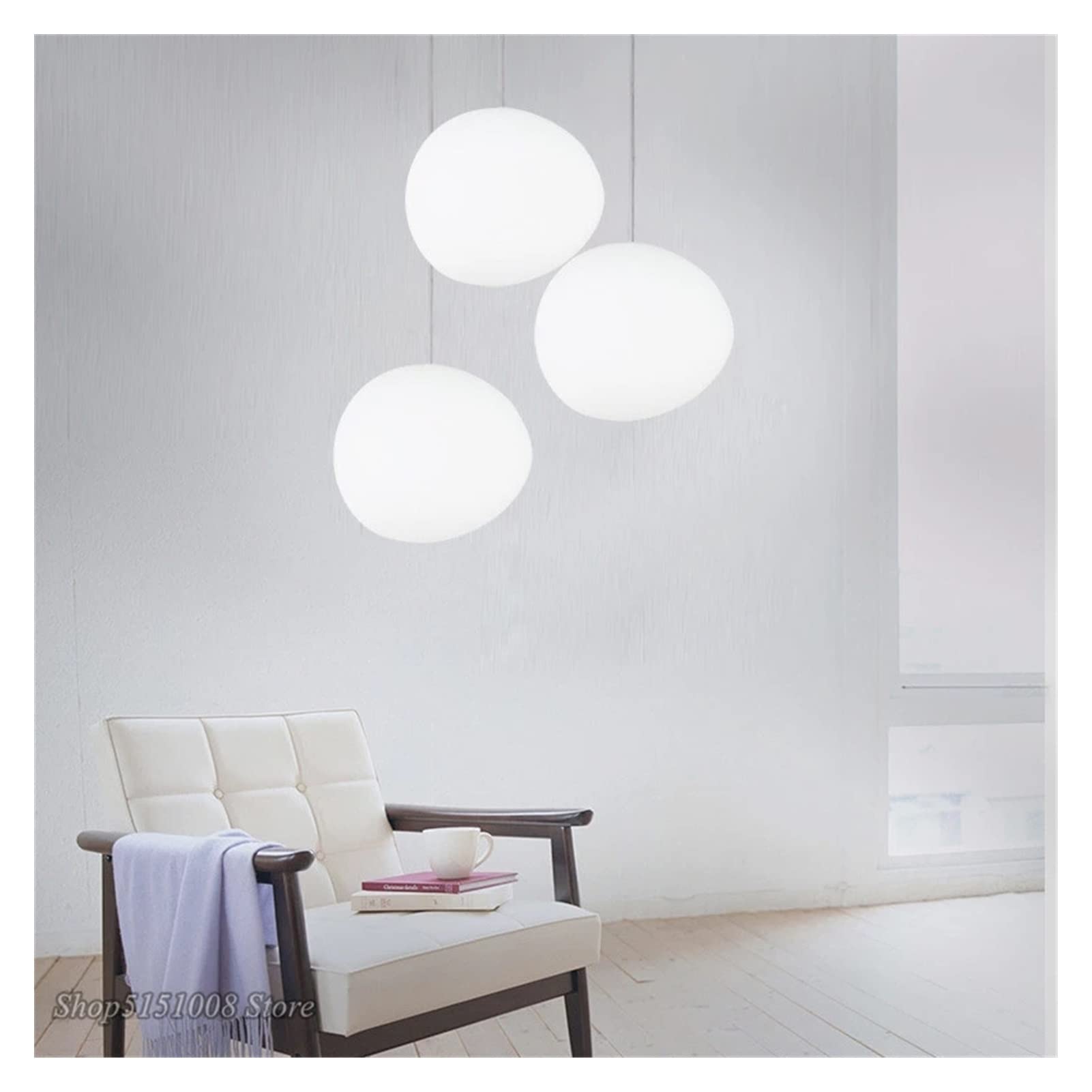 Lampes suspendues modernes en verre et LED haute finition