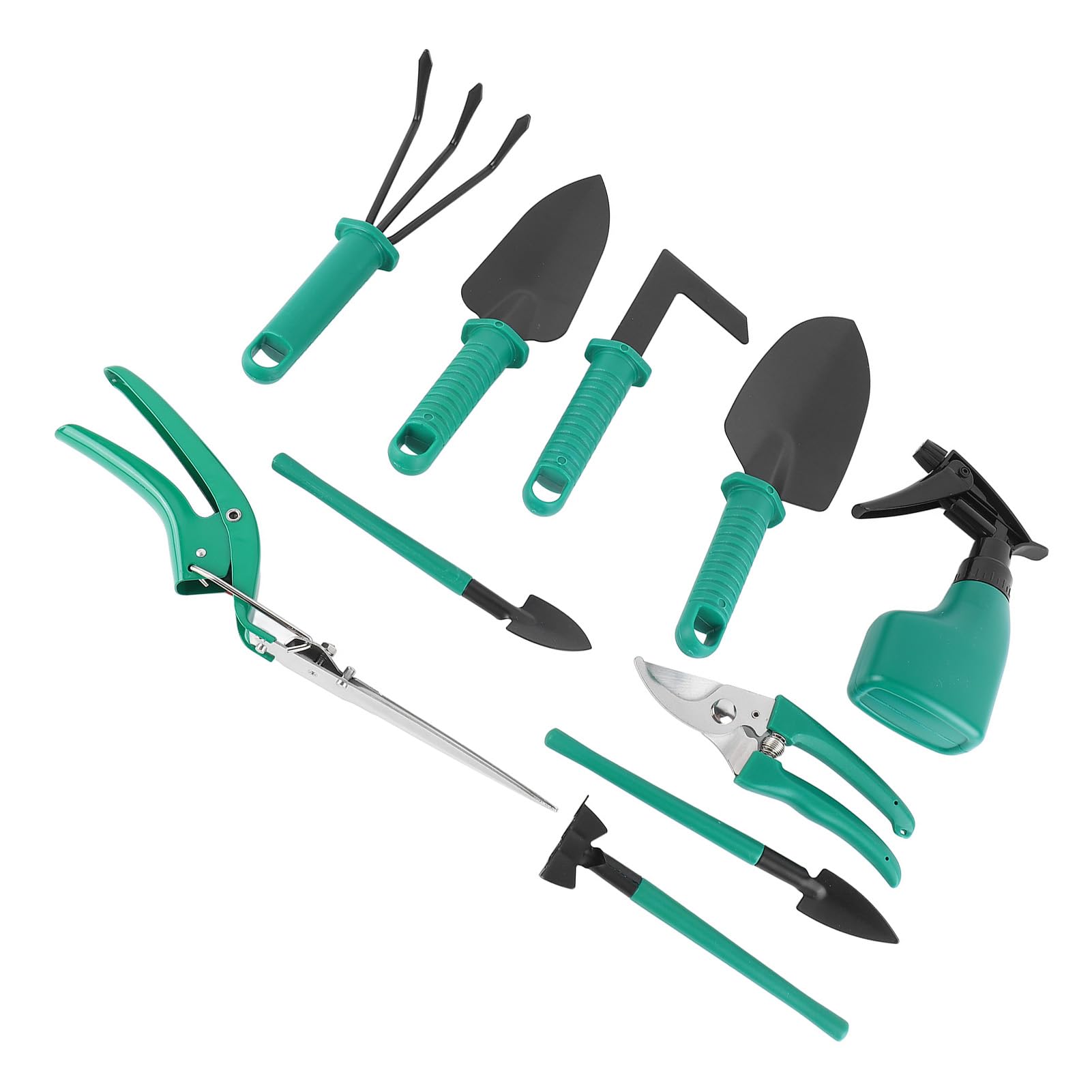 Zestaw narzędzi ogrodniczych Premium Iron Garden Tools Kit z nożyczkami, łopatami, puszkami ze sprayem do prac ogrodowych i ulicznych