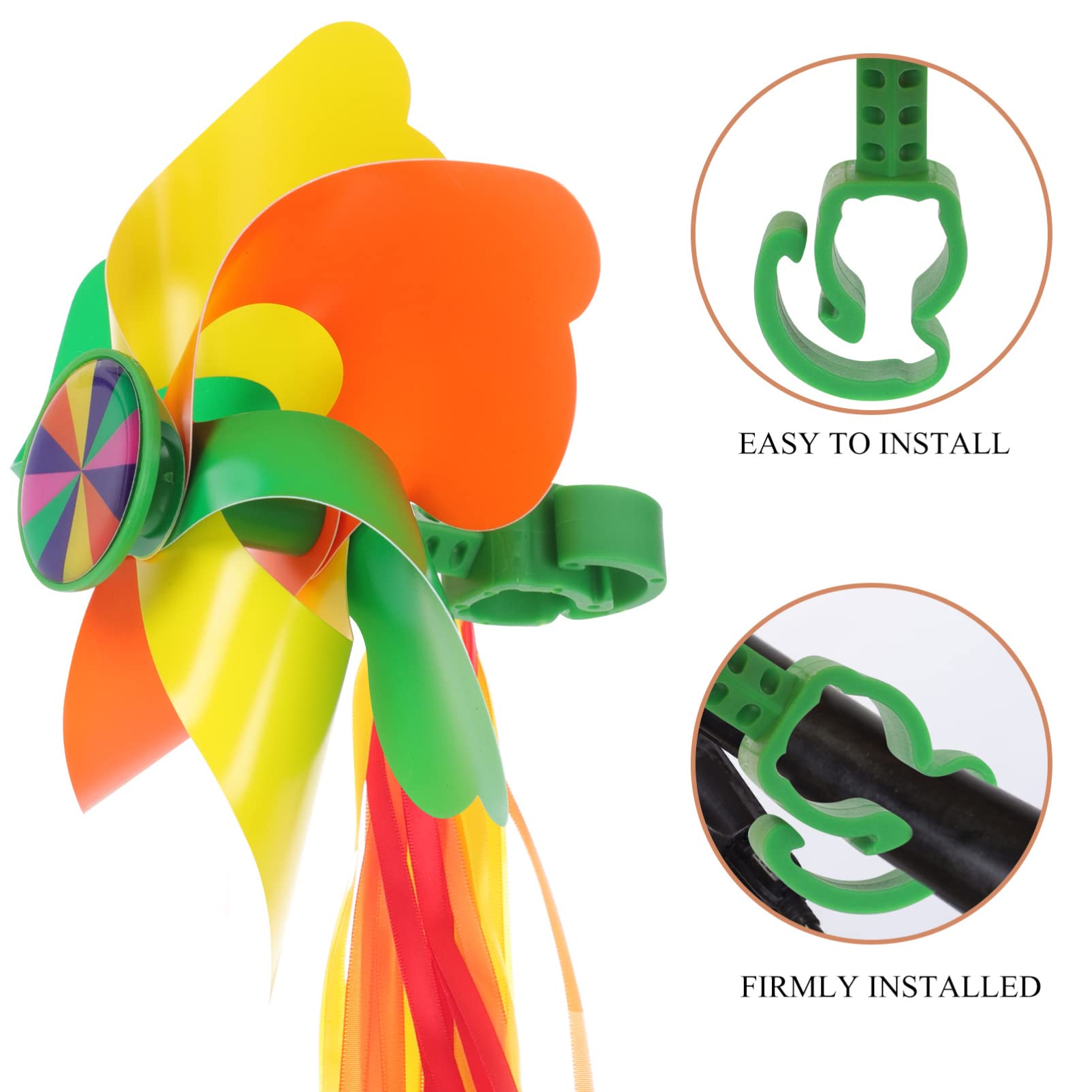 Toyvian 1 Set Bike Streamers Tassel Ribbons Accessories for Scooters Fun Bike Decor for Tricycles Handlebars Unique Present Idea