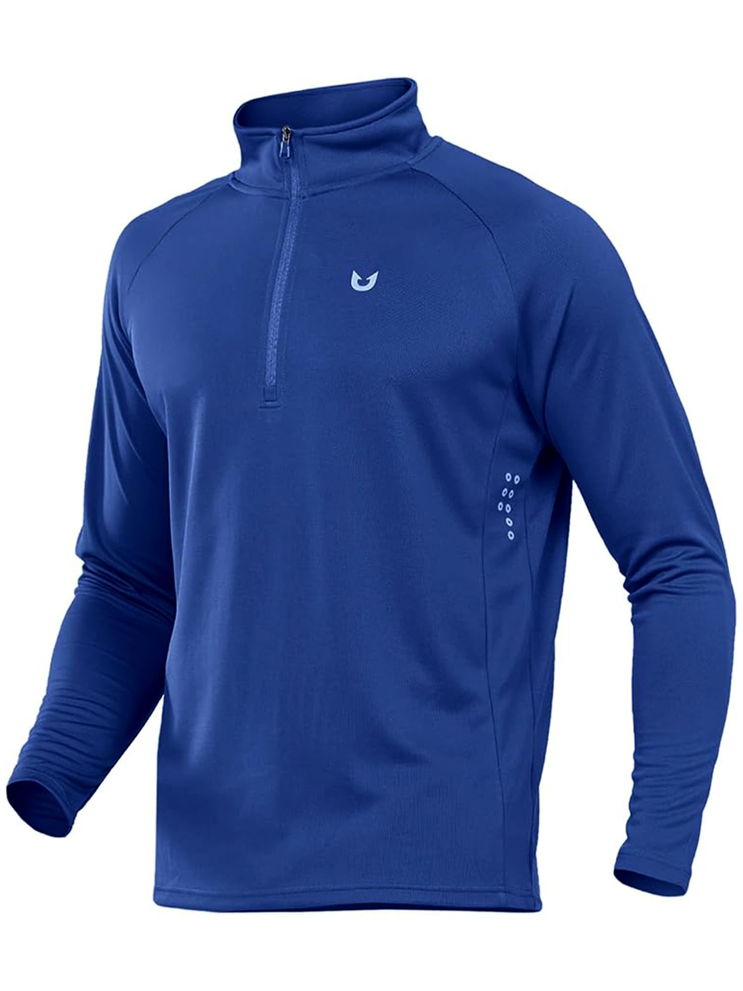NORTHYARD Men's Quarter Zip Pullover Athletic Running Shirts Long Sleeve