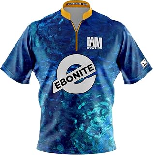 Logo Infusion Dye-Sublimated Bowling Jersey (Sash Collar) - I AM Bowling Fun Design 2017-EB - Ebonite (X-Large) Multicolored