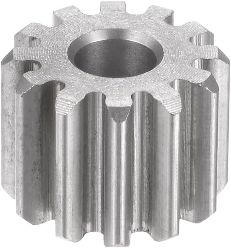 HARFINGTON Flat Spur Pinion Gear 5mm Bore 10T Mod 1 Stainless Steel Spur Diff Differential Motor Gear RC Car Replacement Parts