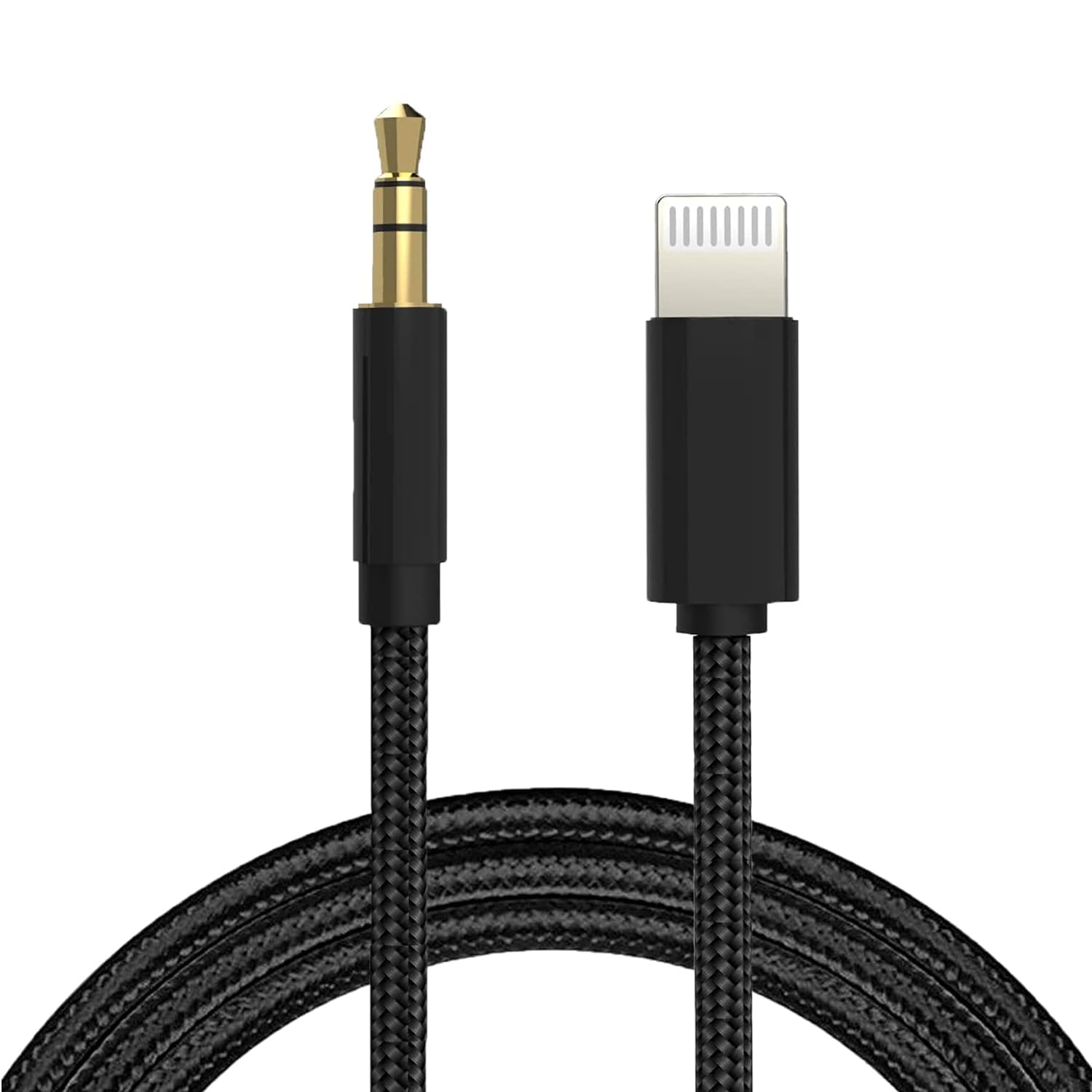 OJOS Aux Cord Braided Compatible with iPhone Headphones Jack iPhone to car 3.5mm Stereo Cord, Lightning to aux Adapter Compatible with iPhone 14/14Pro/13/13 Pro/13 Pro Max/12 (Black) (B0CQ4PKTGS) Amazon Price History, Amazon Price Tracker