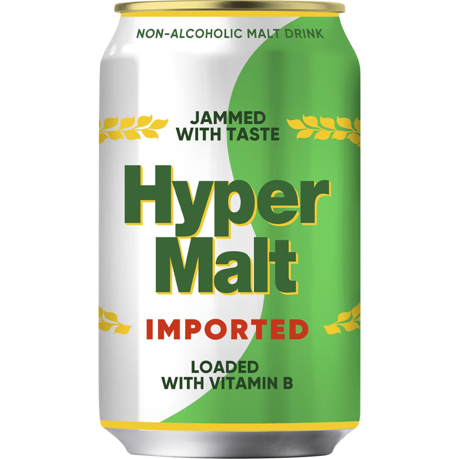 HYPER MALT - Boisson au malt en canette - Lot de 24 (330 ml)