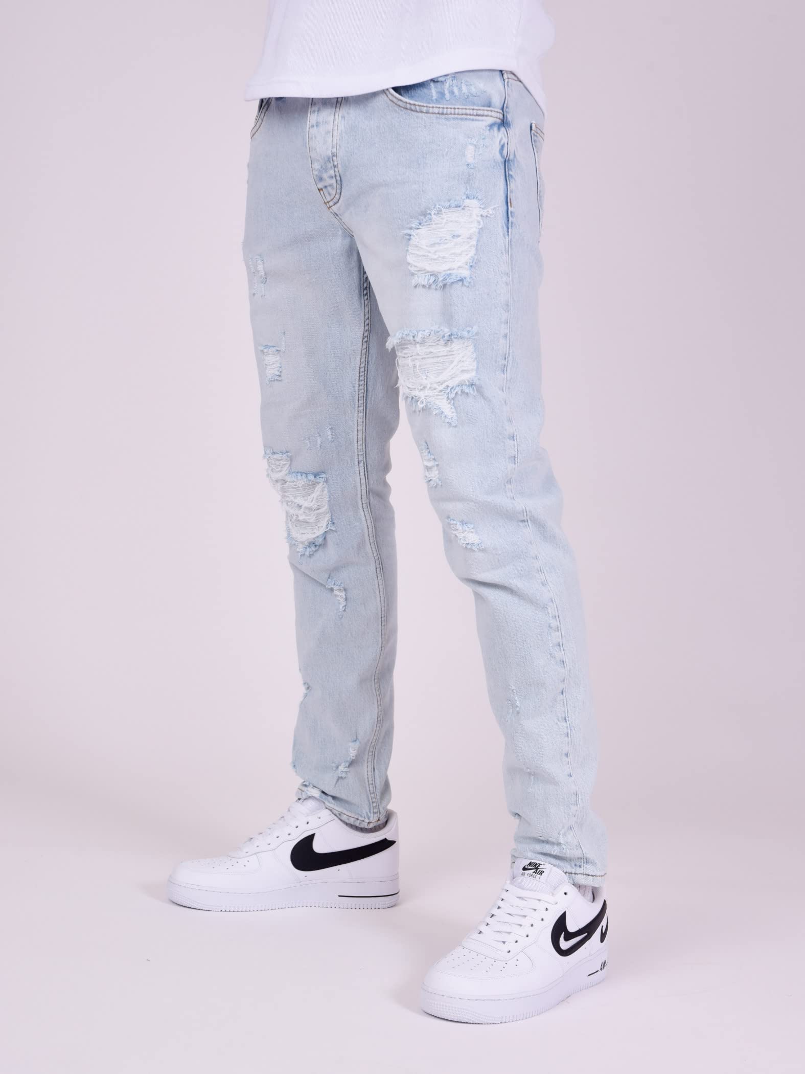 Project X Paris Odzież Jeansy 98% Cotton,2% Spandex Szary Rozmiar 30, Codzienne Ubranie