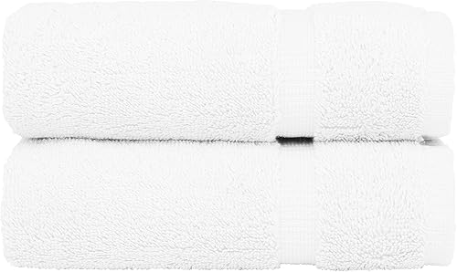 Miniatura 4 de Toalla de mano con monograma, regalo personalizado, 16 x 30 pulgadas, juego de 2 toallas bordadas doradas, extra absorbente, 100% algodón turco,