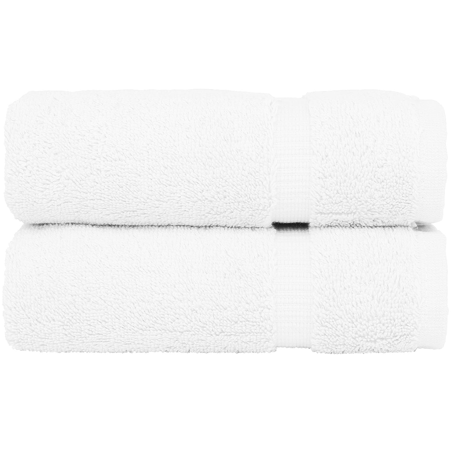 Toalla de mano monogramada, regalo personalizado, juego de 2 toallas bordadas con letras de bloque negro, extra absorbente, 100% algodón turco, acabado de rizo suave, inicial R blanco
