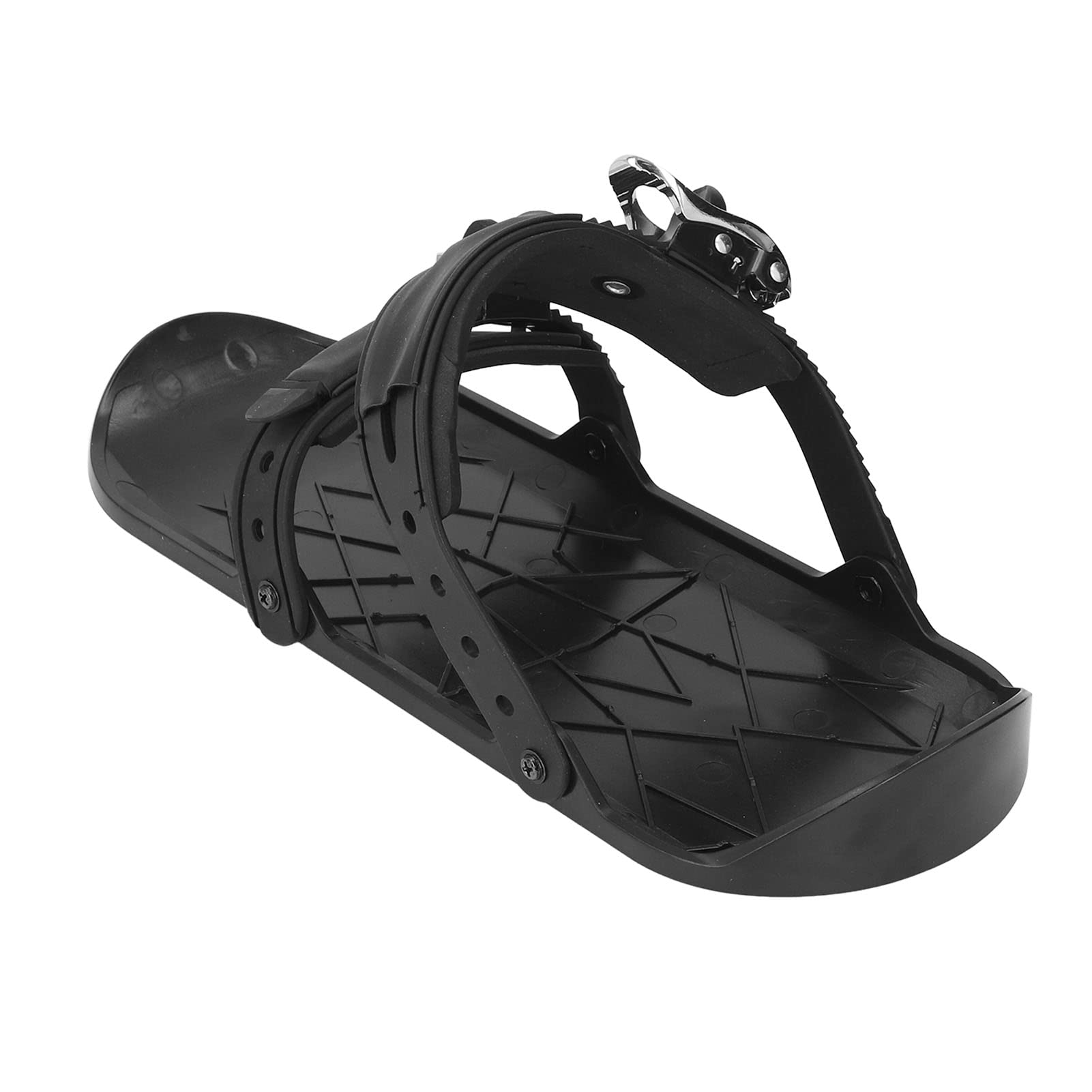 Mini Patins de Ski – Chaussures d'hiver Courtes et Fines – Bottes de Ski de Fixation, Parfaites pour Débutants et Amusants – Parcs à Neige et Sports d'hiver Portables et Légers – Noir