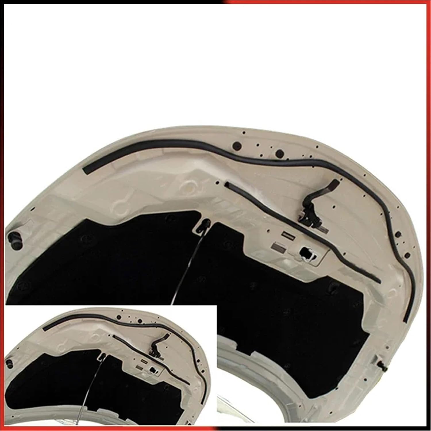 2016-2021 Heat Sound Insulation Cotton Pad Compatible For Nissan Qashqai J11 2016 2017 2018 2019 2020 2021 Accessories Soundproof Cover
