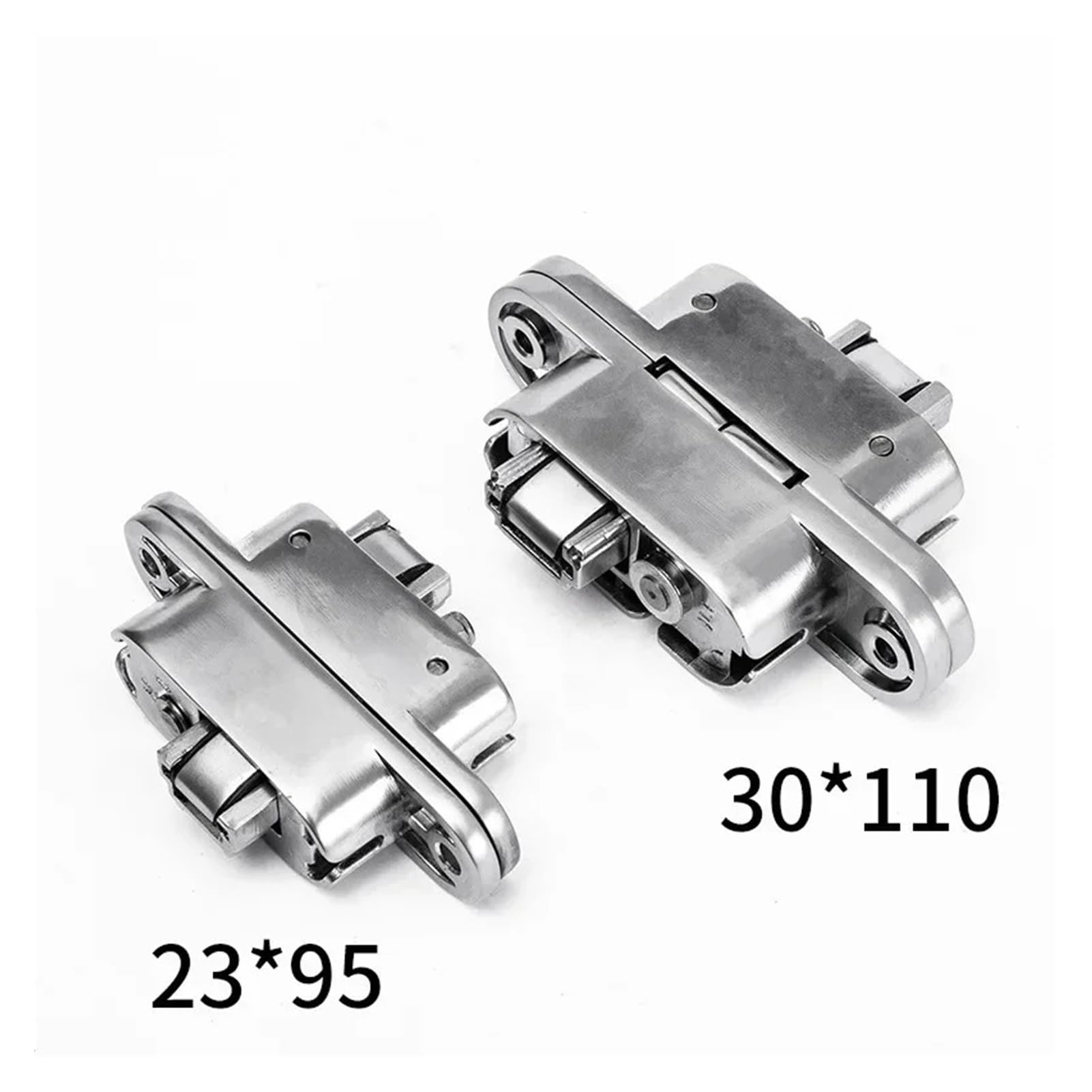 Verstecktes Scharnier des Eisernen Kreuzes | 2 Stück verstecktes Kreuzscharnier for Türklappmöbel in verschiedenen Größen(30 110mm - Left open)