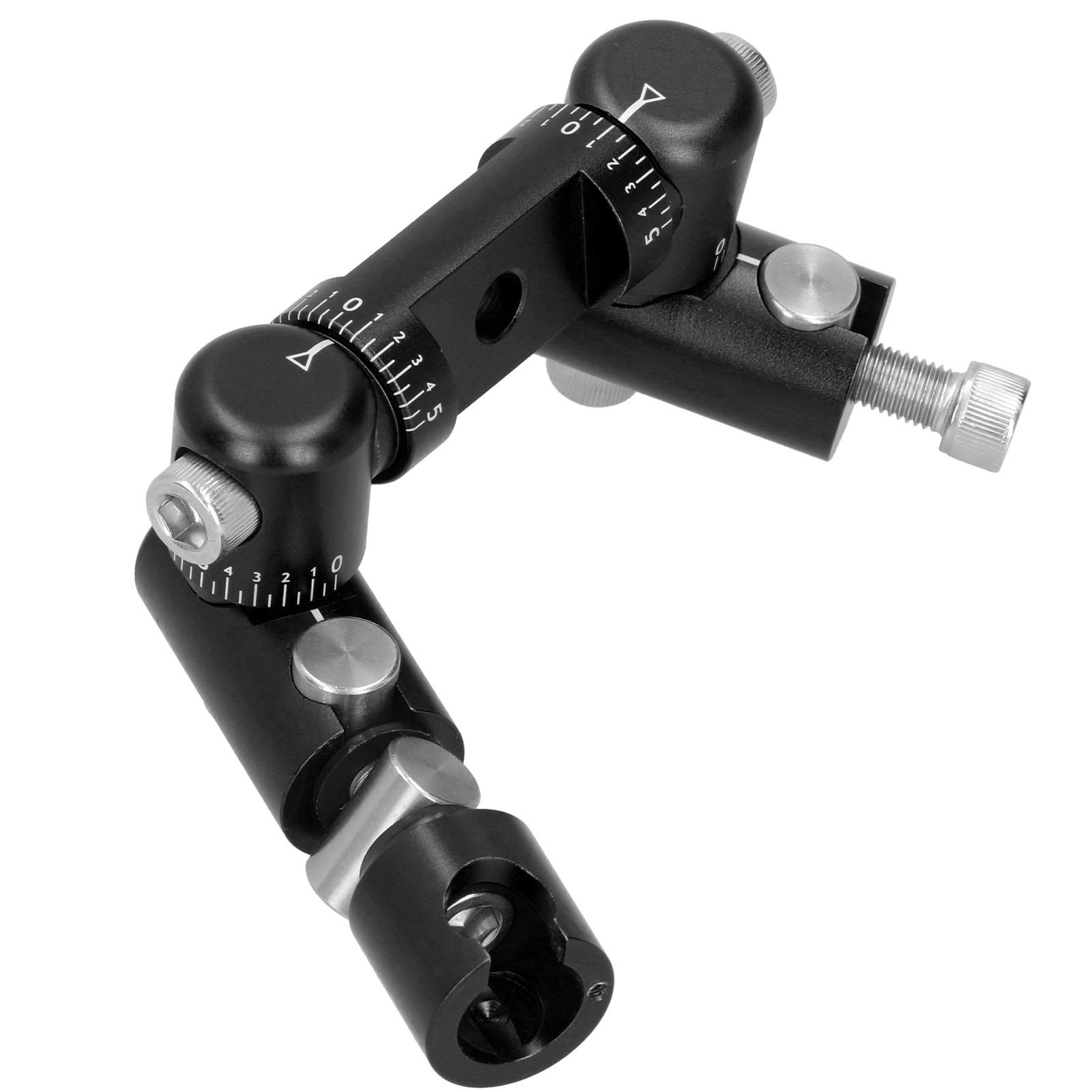 Tir à l'arc V‑Bar, outil de tir à montage à déconnexion rapide Arc en alliage d'aluminium Stabilisateur de barre en V Stabilisateur de barre en V double face pour arc à poulies pour arc(black)