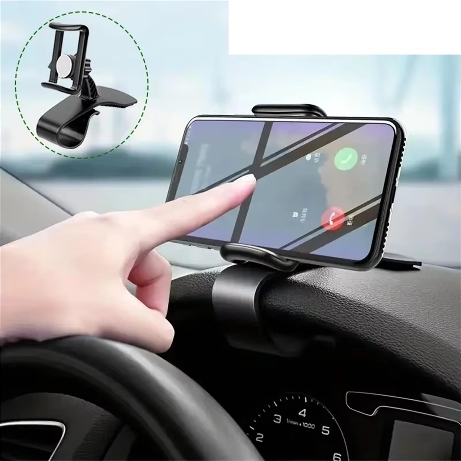 para Samsung Soporte Universal para Teléfono para Automóvil Universal Instrumentos Soporte para Clip GPS Soporte Móvil Soporte Móvil Coche