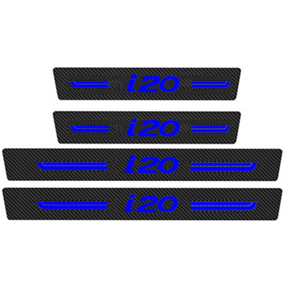 Sdyayfge C 4Pcs Kick Plates Ar Door Sill Protector,For Hyundai I20