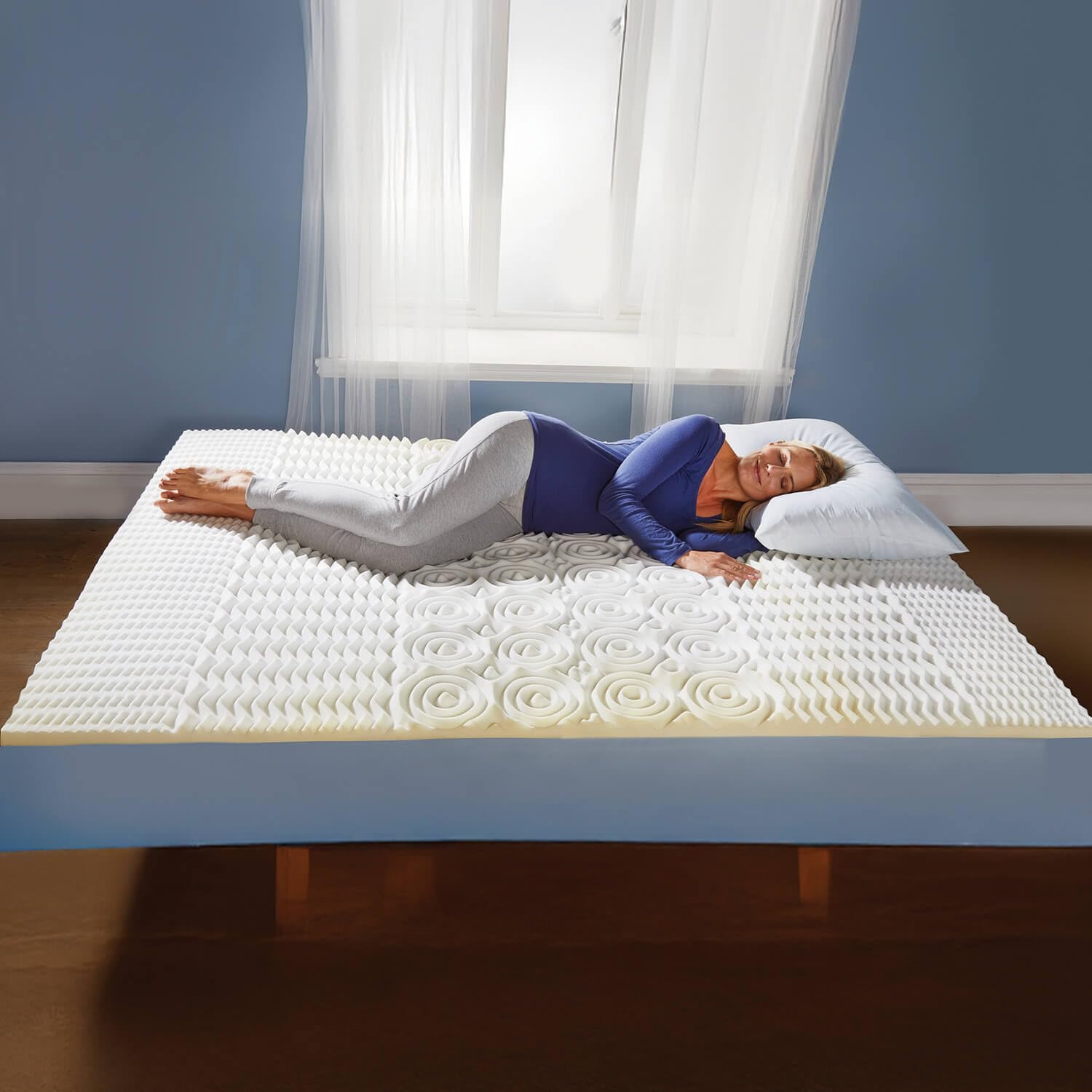 Coopers of Stortford Mattress Topper - Memory Foam - Single - White