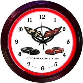 Corvette C5 Neon Clock
