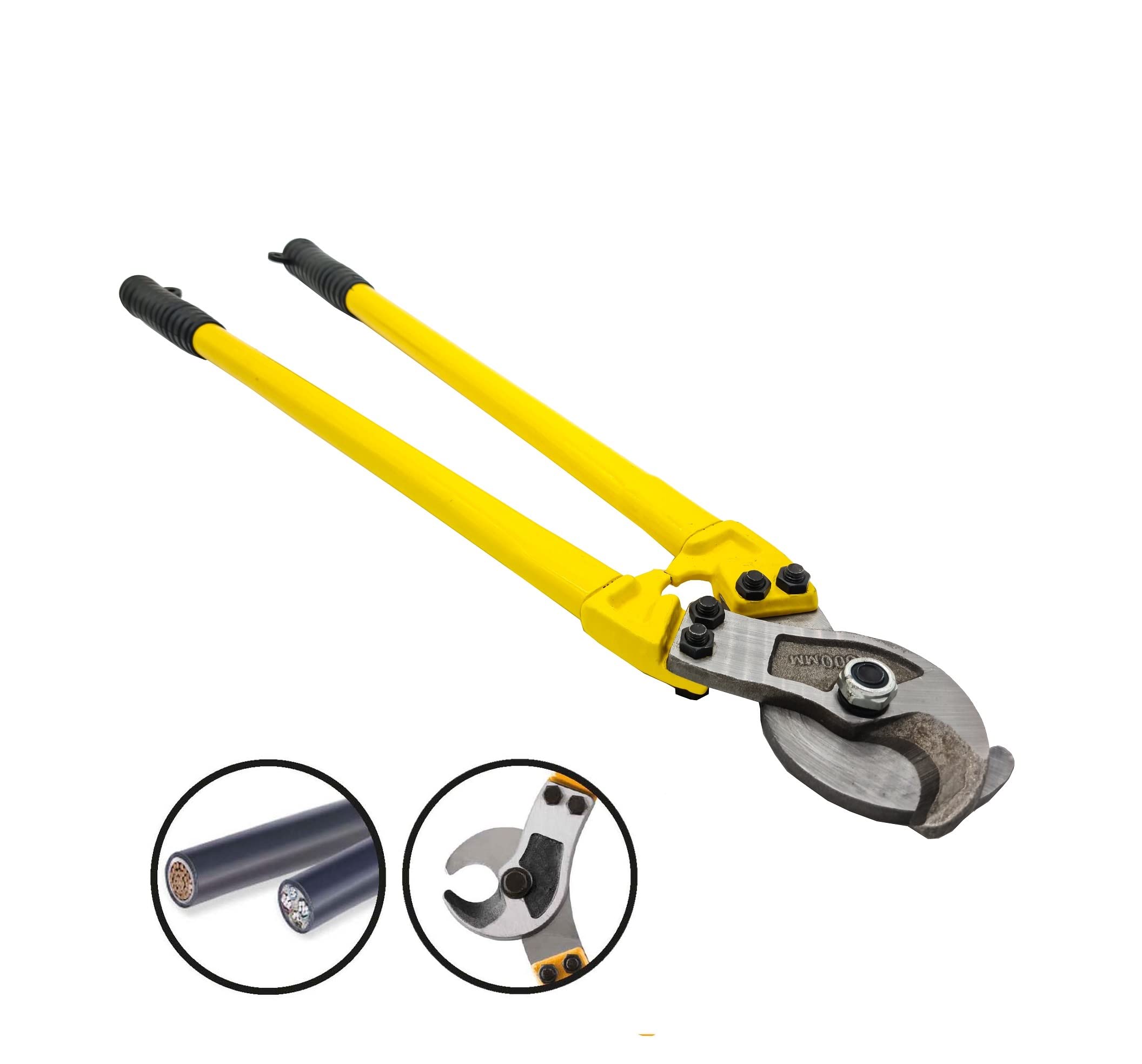 ANYM Cable Cutter for Cutting Copper and Aluminum Cables, Cutting Area:240mm2, Size:24" 3