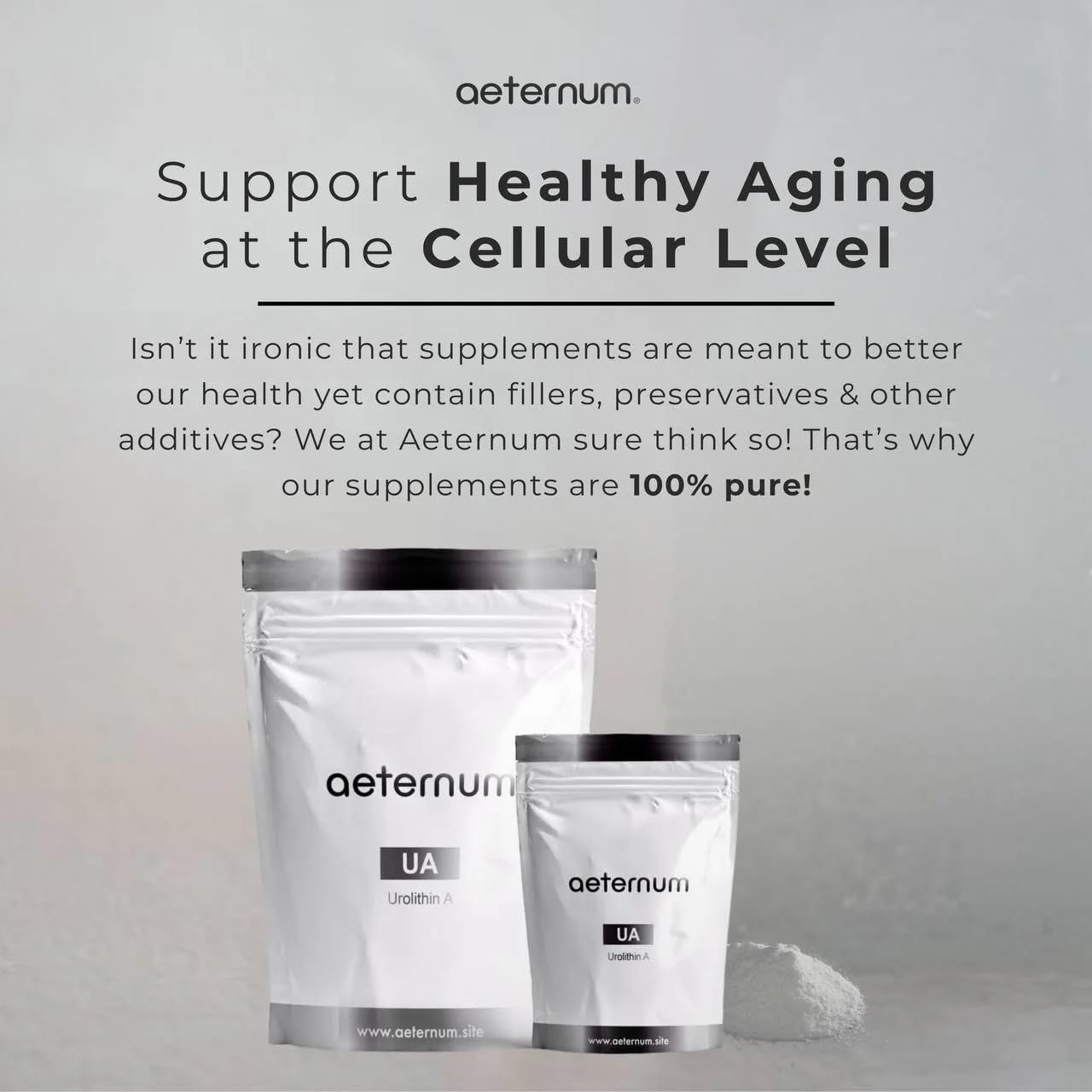 Aeternum UA Urolithin A Powder 100g : Amazon.com.be: Health 