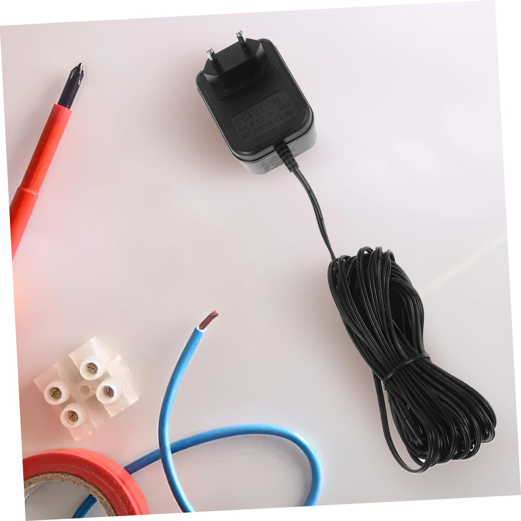 HOMSFOU 4piezas Transformador De Timbre Adaptador De Alimentación Para Timbres De Puerta Instalación Fácil Compatible Seguridad Certificada Cable Para Flexibilidad