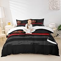 Vista 35 de Juego de funda de edredón de verano con temática de surf marítimo, juego de ropa de cama de 3 piezas para niños, adolescentes, funda de edredón