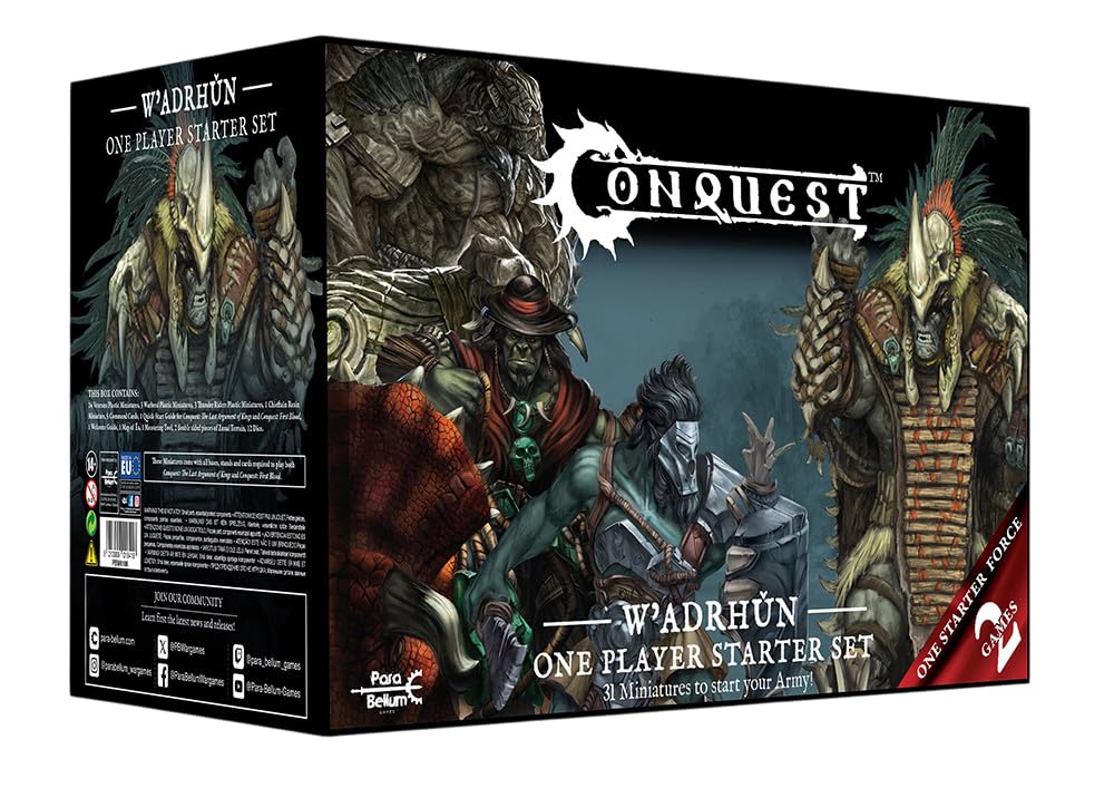 Para Bellum Games Conquest: W'adrhun 1 Player Starter- 2025 Edition