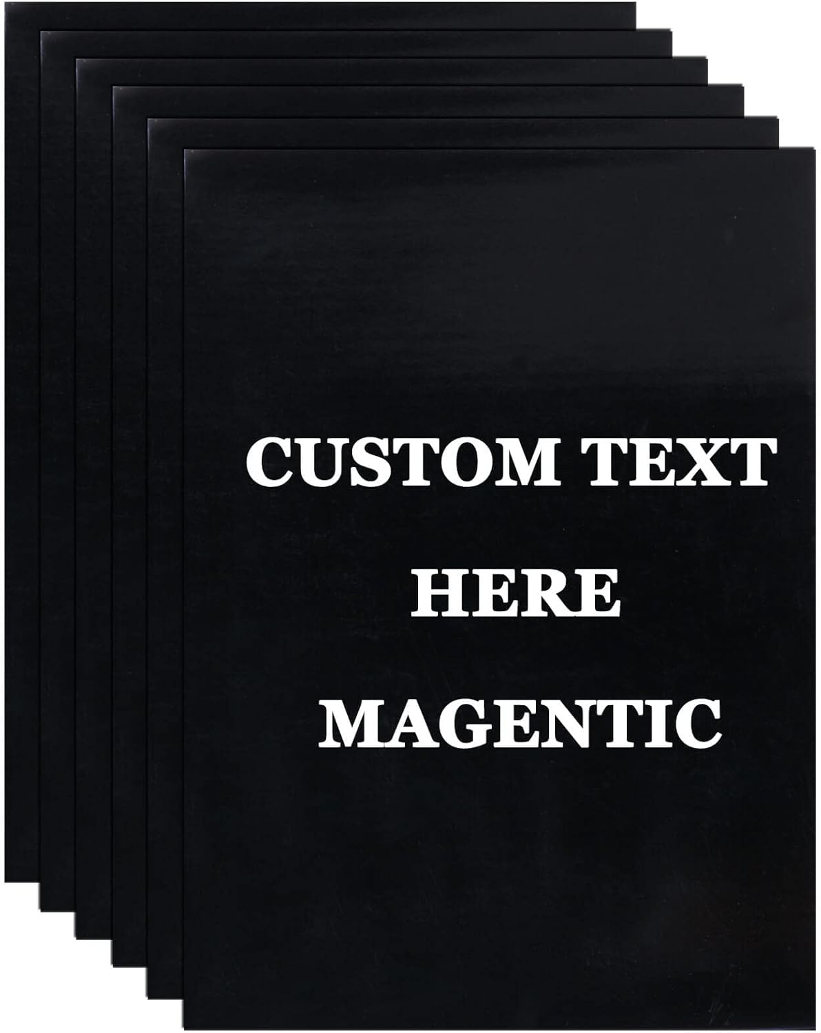 6Pcs Custom Bumper Sticker Car 8.27”x12