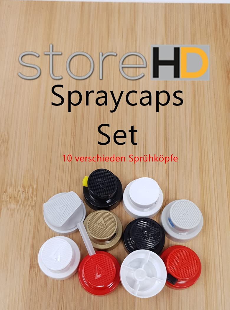 Montana Black Sprühdosen Frauenpower Set + Ersatzsprühköpfe - Graffiti Street Art 6 x 400 ml