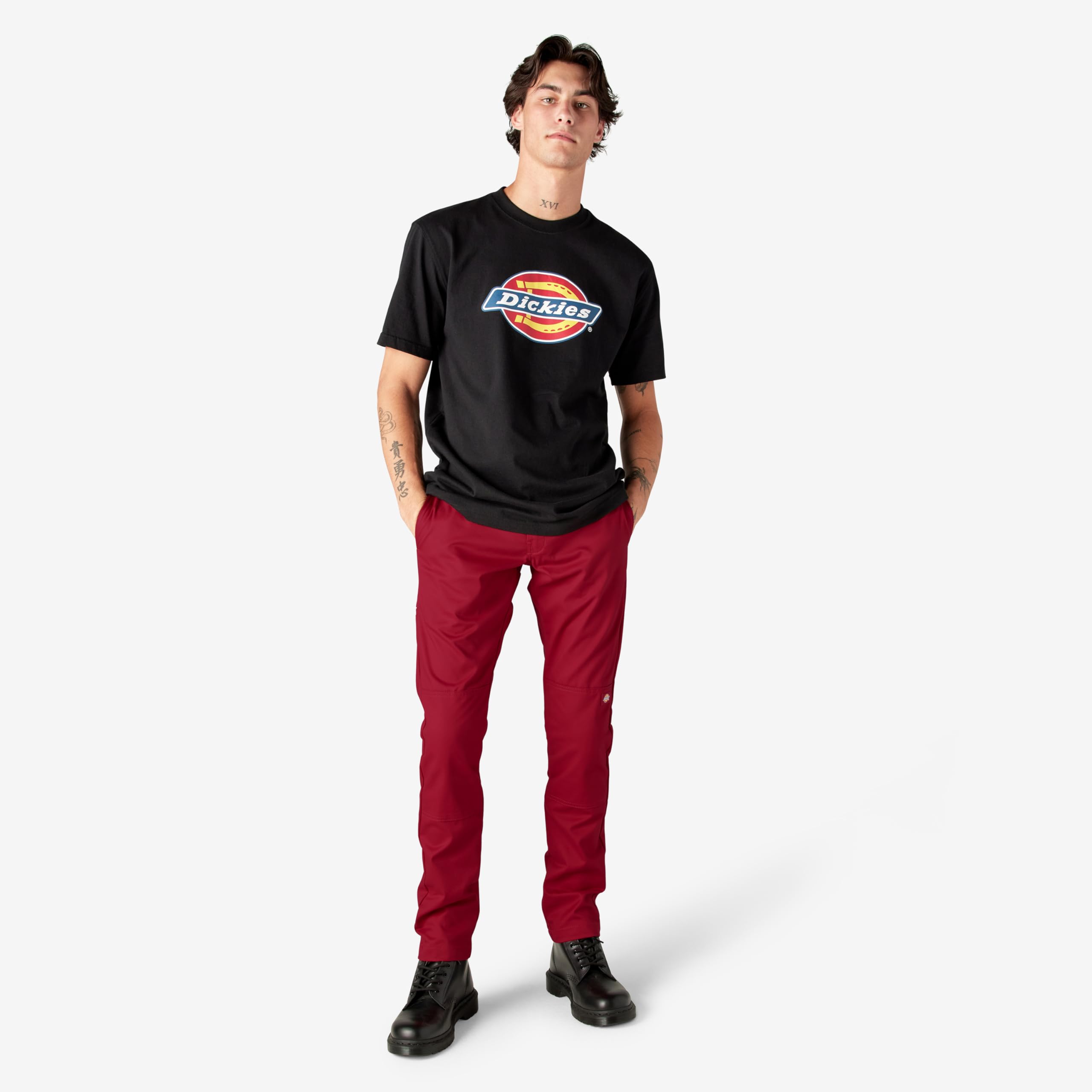 Dickies Pantaloni da Lavoro Flex Skinny Fit Doppio Ginocchio