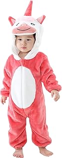 COOKY.D Baby,Clothing,Baby Girls 0-24m,Bodysuits & One-Pieces,Rompers COOKY.D Unisex Winter Animal Hooded Baby Romper 2-24 Months