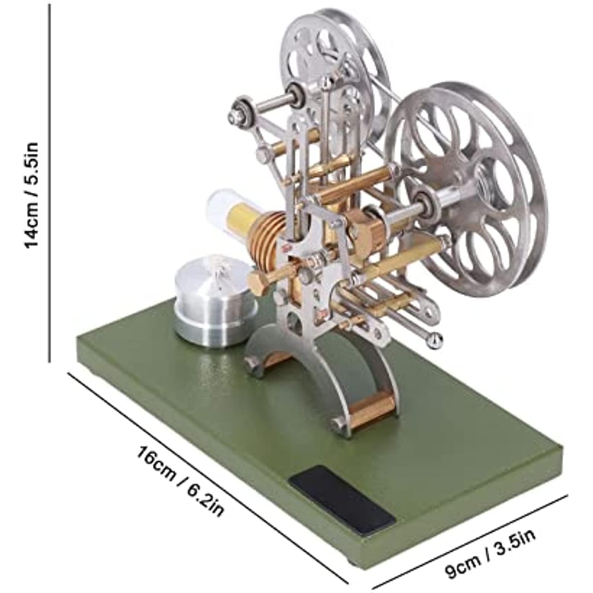 Modello del motore di Stirling, motore di Stirling multiuso antiruggine durevole globale per il laboratorio, regalo per l'adulto ed i bambini