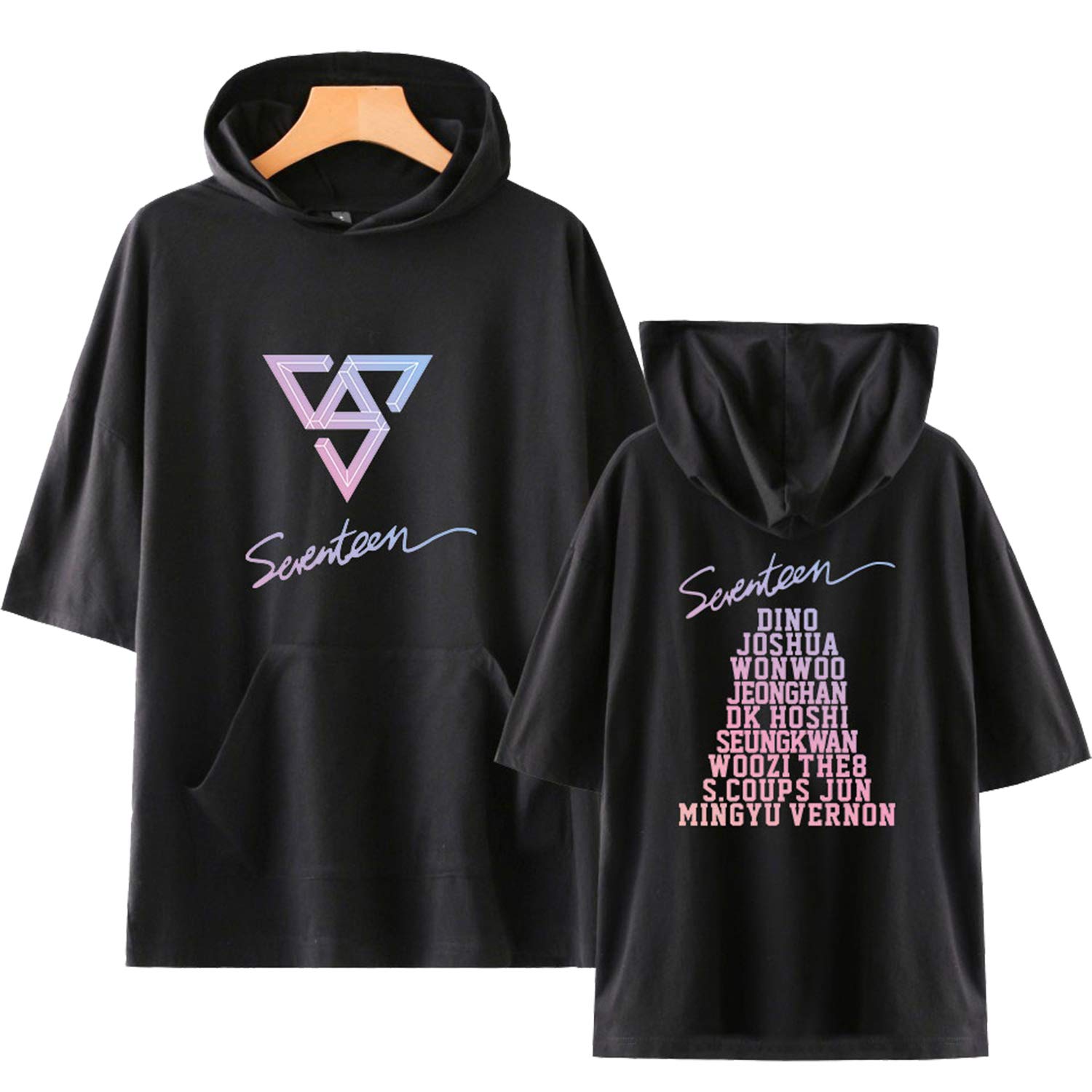 Kpop Seventeen New Album Hoodie T-Shirt Woozi Vernon Jeonghan Joshua Hooded Shirt
