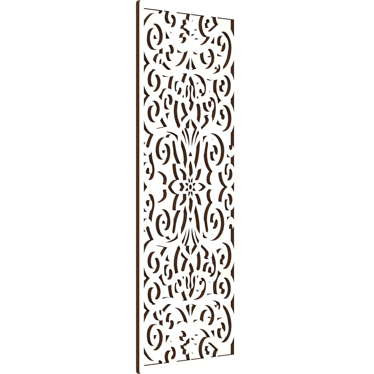 Buel Decorative Pierced Fretwork Wood Wall Panels, 15 3/8"W x 39 3/8"H x 3/8"T, Birch