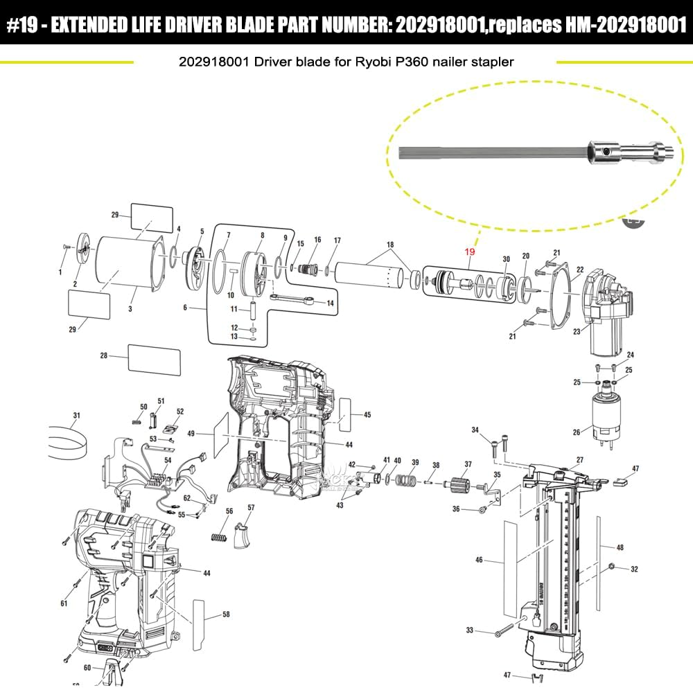 202918001 Piston Driver Blade view 4