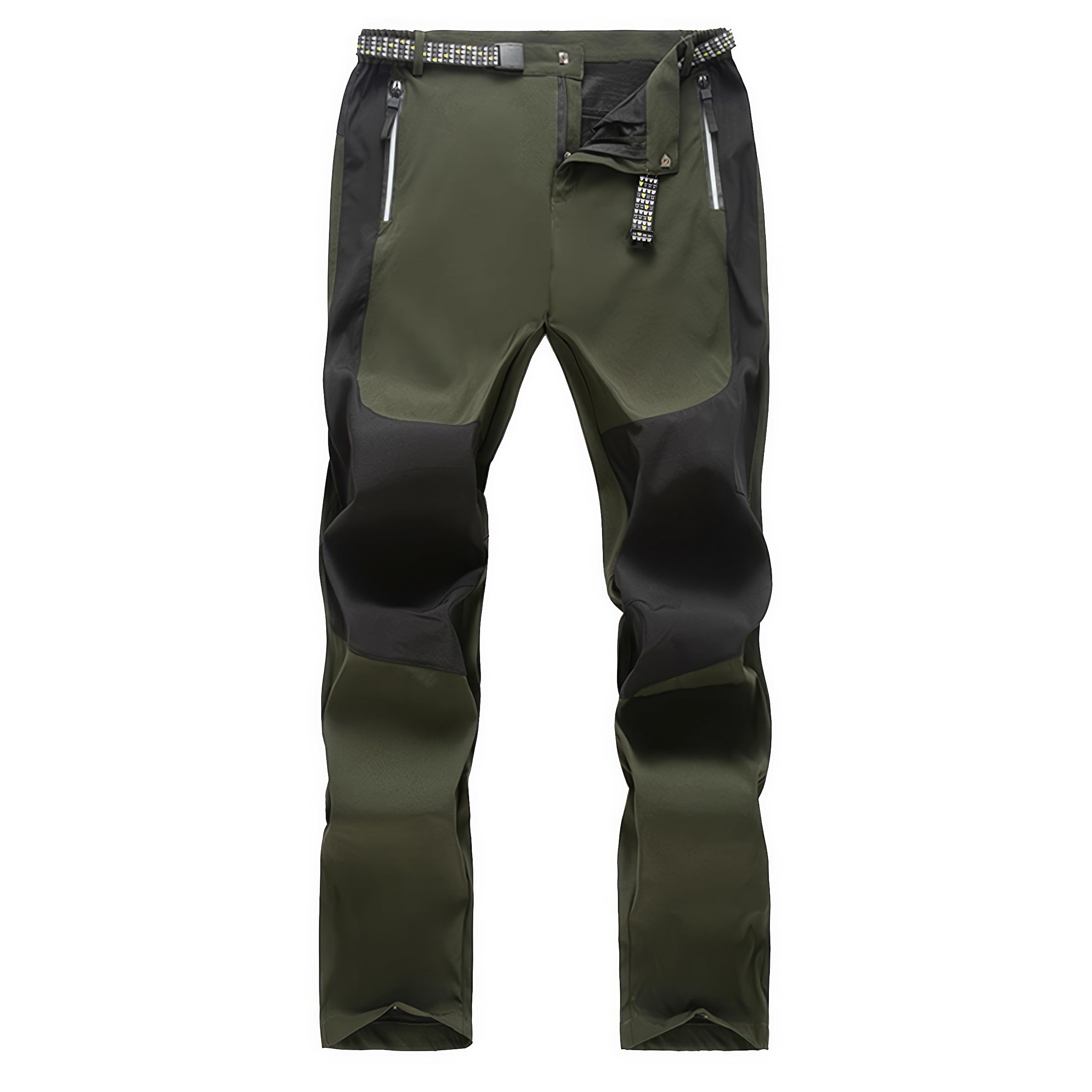 BWBIKE Pantaloni da Trekking da Uomo Pantaloni da Lavoro Leggeri da Esterno Pantaloni Cargo Elasticizzati Resistenti all'Acqua Pantaloni da Pesca da Campeggio Sportivi da Uomo