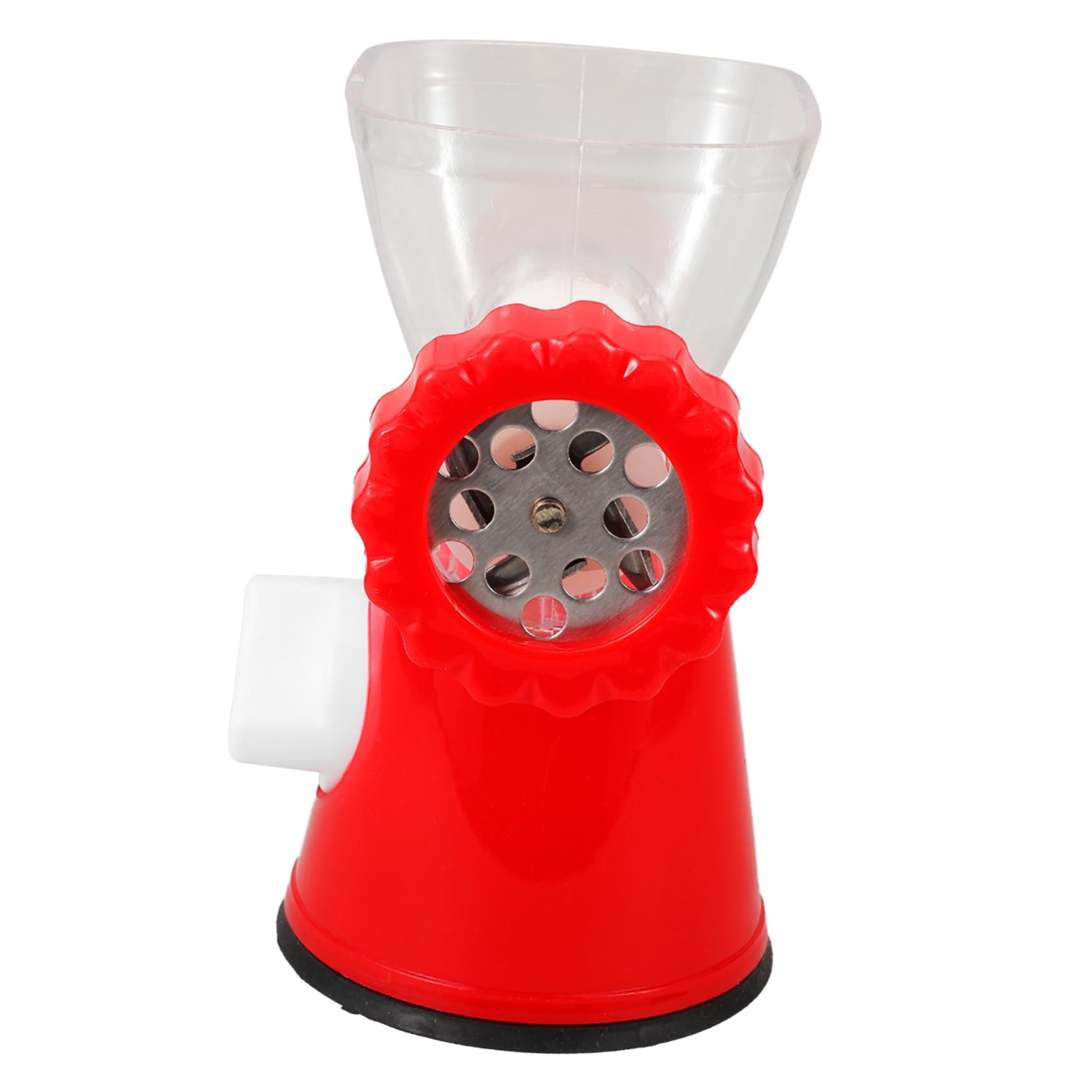 GRIRIW Meat Grinder Meat Manual Fine Coarse Plates Sausage Filler Easy to Clean Maintain