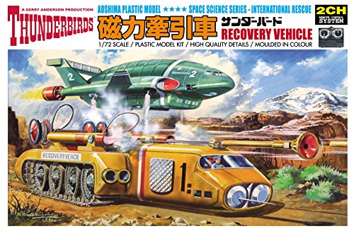 Aoshima Models Thunderbirds Recovery Vehicle Remote Control Model Model Kit (1/72 Scale)