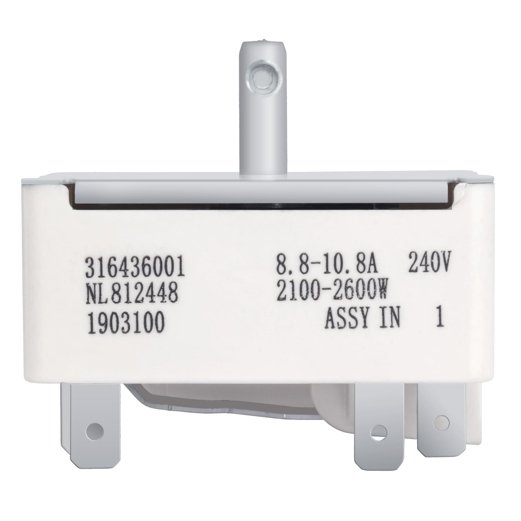 316436001 Surface Element Switch Surface Burner Infinite Switch