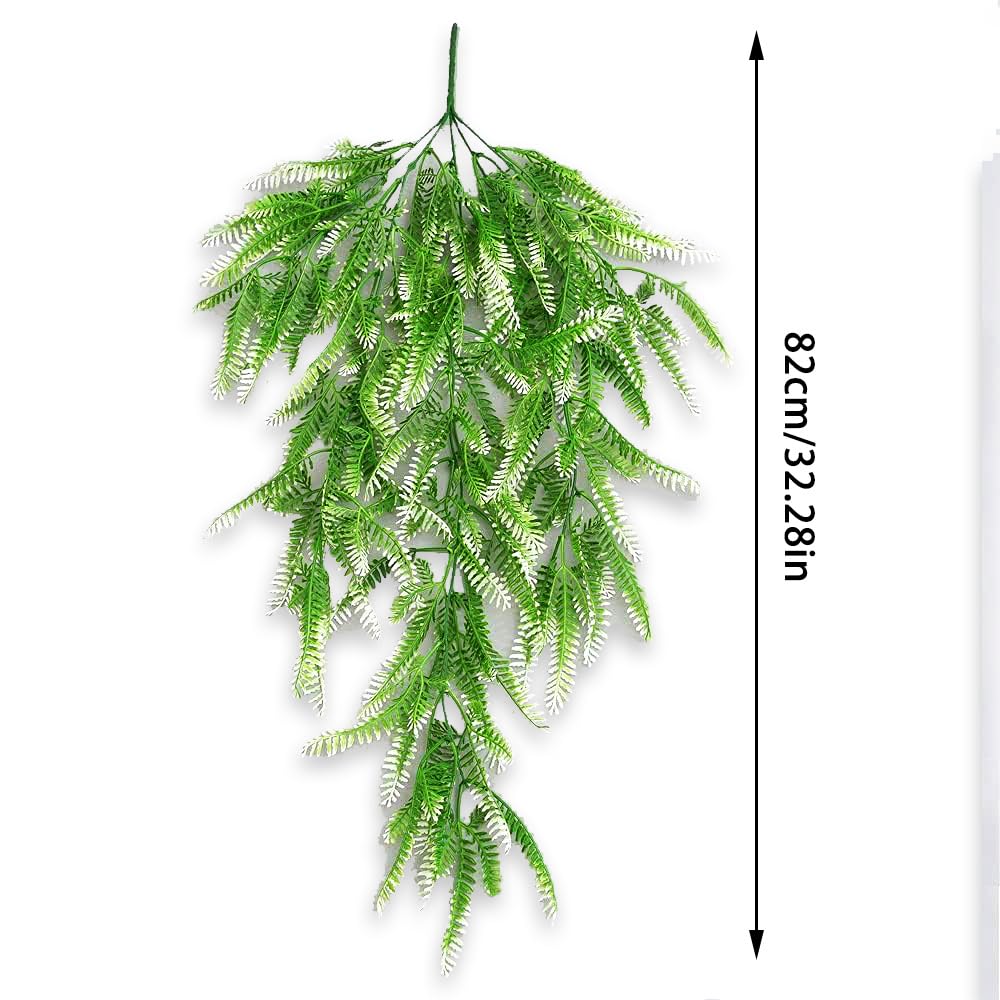 Decorazione Da Parete In Erba Artificiale In Plastica Da 4 Pezzi, Da Appendere A Parete Da 79 Cm Per La Decorazione Del Paesaggio Del Giardino Con Piante Verdi Fresche | SHEIN ALIA