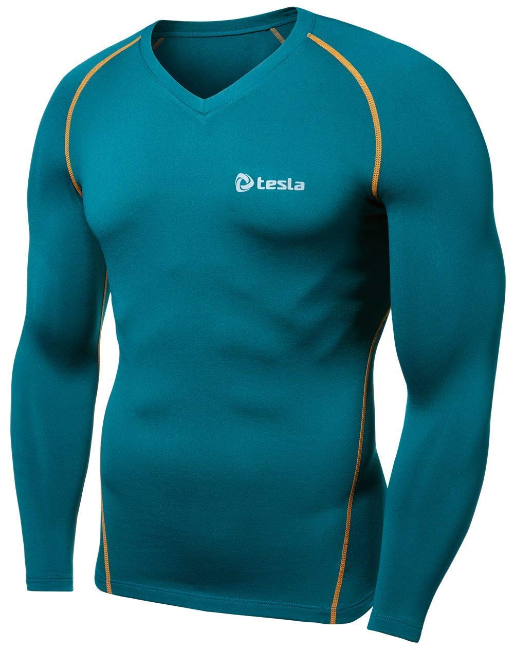 3nhMen'S Thermal Coldgear Compression Baselayer Long Sleeve R21/V34