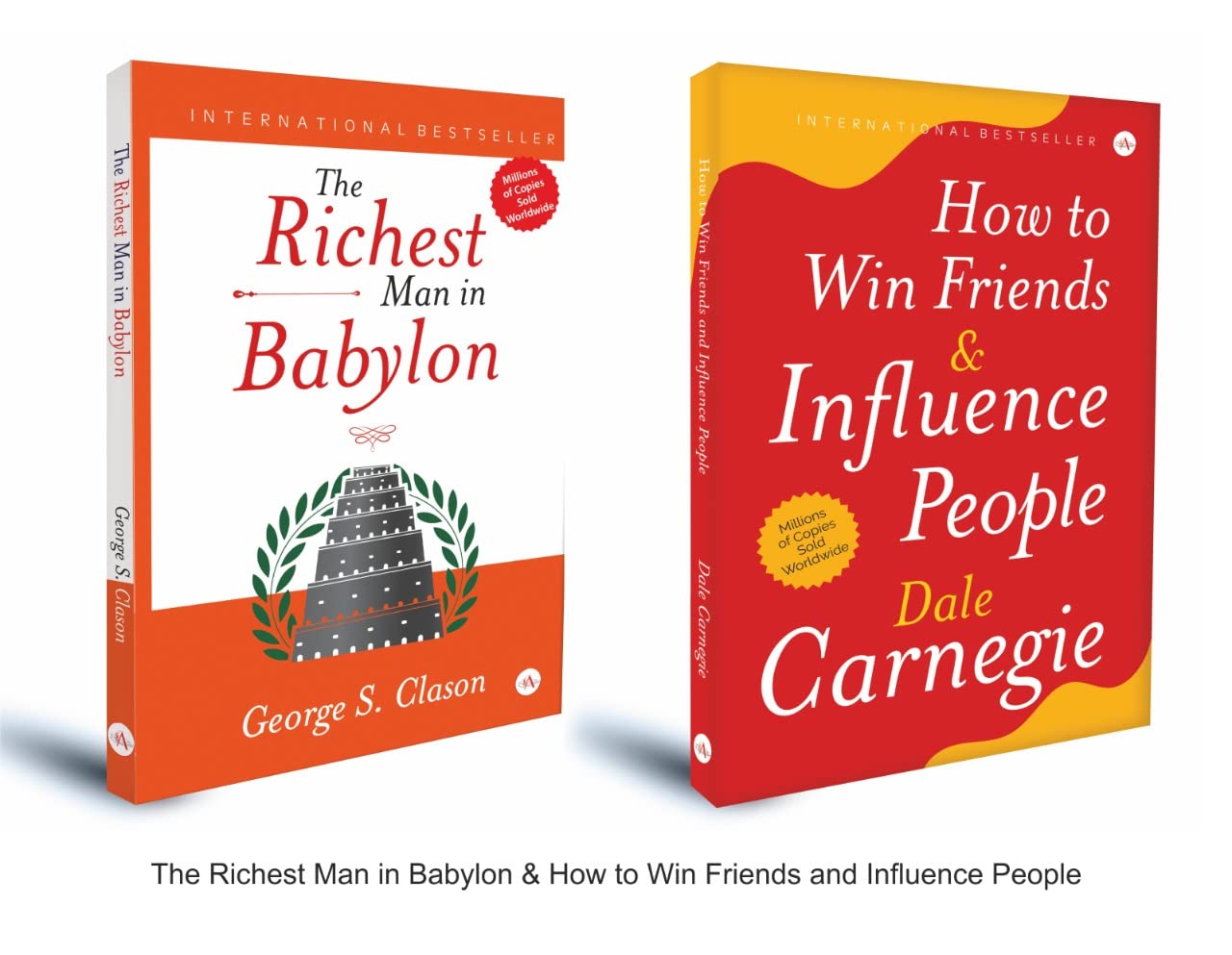 The Richest Man in Babylon + How to Win Friends and Influence People | Dale Carnegie, George S Clason | Hardcover Edition | International Bestseller books